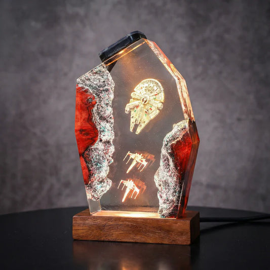 Galaxy Falcon Resin Lamps