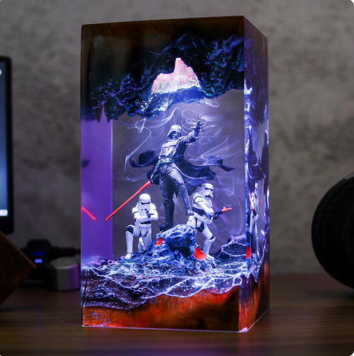 Force Resin Lamp