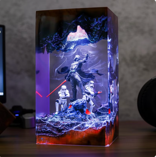 Force Resin Lamp