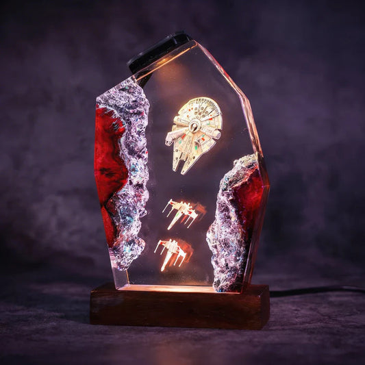 Galaxy Falcon Resin Lamps