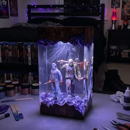 Horror Resin Lamps