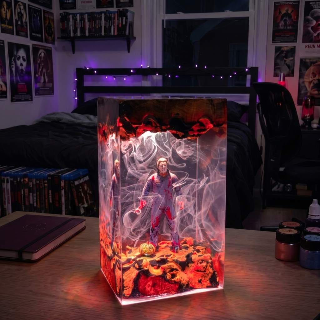 Horror Resin Lamps